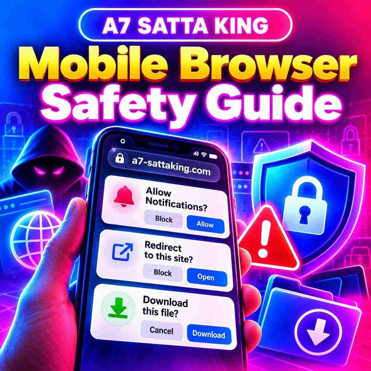 A7 Satta Com and Mobile Browser Safety: What Should Users Check Before Allowing Notifications, Redirects or File Downloads?